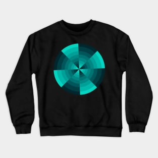 Cool Color Wheel Crewneck Sweatshirt